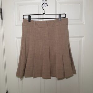 Tahari ASL Classic Brown A-Line Skirt
